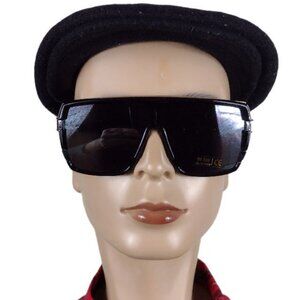DAZEY SHADES  SQUARE BLACK SUNGLASSES #DS359